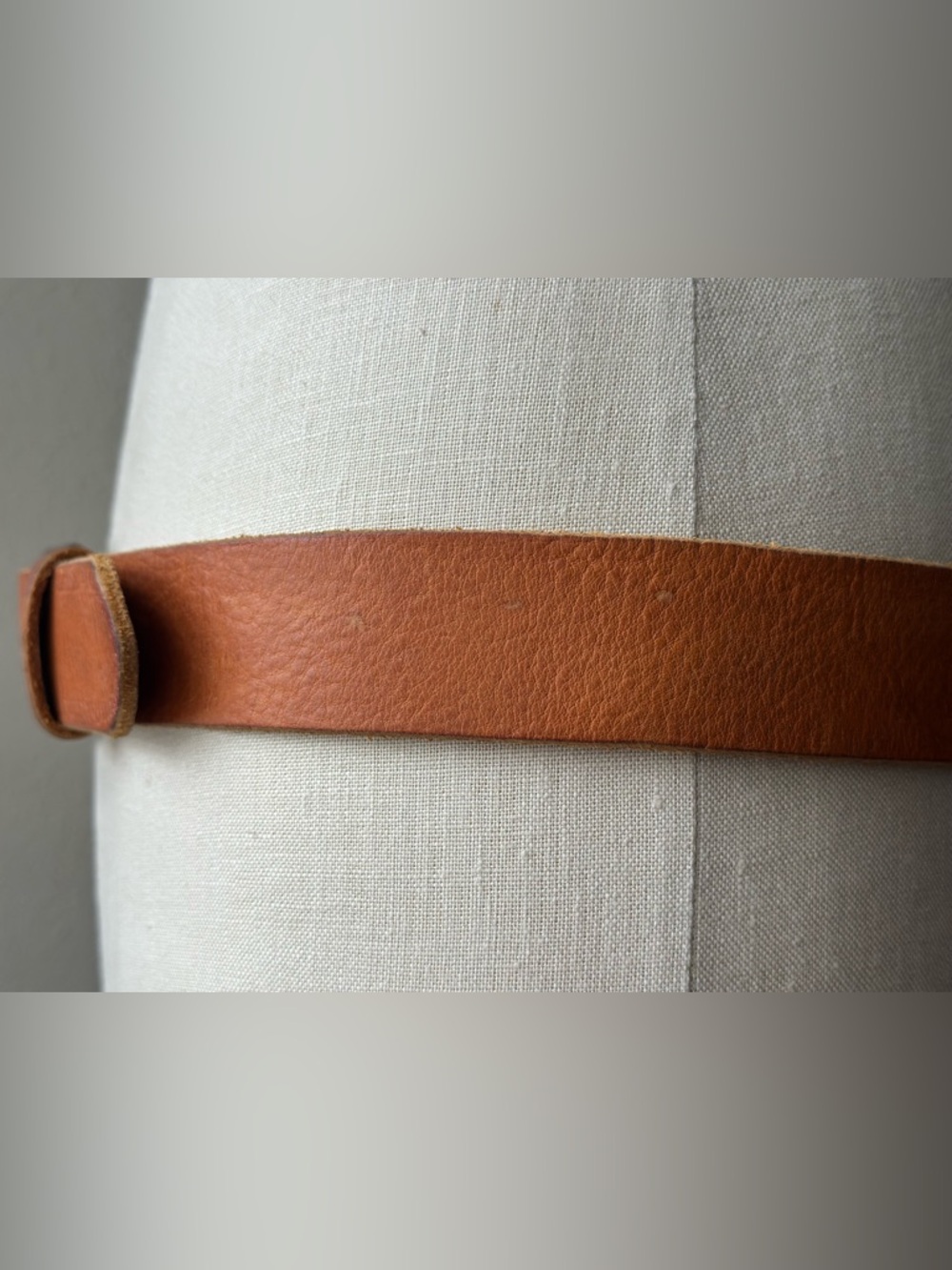 Massimo Dutti Brown Leather Belt with Silver Buckle - Picture 6 of 9